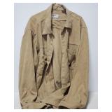 Karl Kani signature designer faux suede shirt