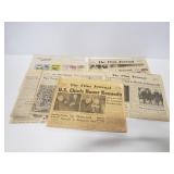 Vintage JFK assassination newspapers 1963-86