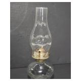 Vintage glass oil lamp