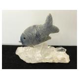 Marble fish on Quartz