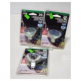 Three new landscape lighting bulbs