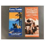 Vintage Lake Tahoe & California brochures