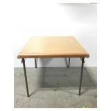 Samsonite folding card table - top sealed in