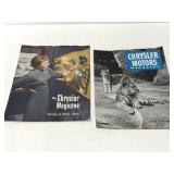 Two vintage Chrysler Magazines