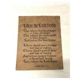 Where the West Begins poem on leather