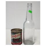 ChemGaurd automotive can & clear glass bottle