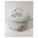W.E.P co glazed bowl with small false bottom
