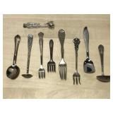 Small vintage silverware collection