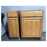 Kitchen cabinet sections - no top