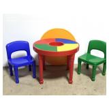 Tot Tutors toddler LEGO / craft table w/ chairs