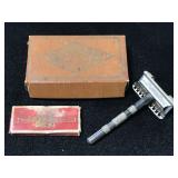 Vintage Burham razor & Durham Duplex blades