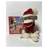 Sock Monkey singing plush and puzzle