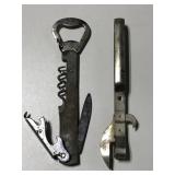 Pair of vintage bottle openers