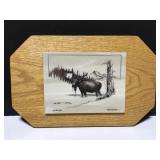 Alaska Mint Bob Dale stone etching plaque