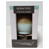 Ocean view plug in wax warmer- new