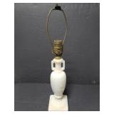 Salvaged glass lamp bass