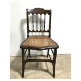Antique cane seat chair