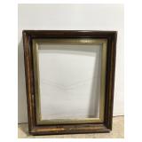 Vintage wood artwork frame - 26 x 21 in
