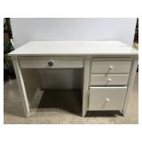 White painted desk