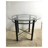 Small glass top breakfast nook or patio table