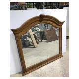 Solid wood dresser vanity mirror 46 x 46 in