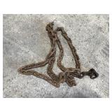 Old rusty chain, 9 ft