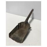 Small old metal coal scoop shovel