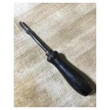 Old corner chisel tool