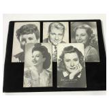 Antique Old Hollywood arcade cards
