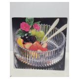 New Mikasa Diamond fire hostess bowl