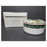 Mikasa festive wreath trinket dish