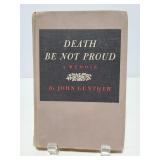 Death Be Not Proud a memoir book