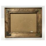 Wood & metal detail picture frame