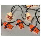 Ghost & Scarecrow pumpkin string lights