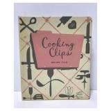 Vintage cooking clips folder binder