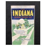 1946 Indiana Official Highway Map