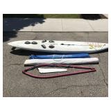 Vinta Quinto 11.5 ft windsurfer board w/ sails