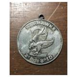 Vintage Warhawks military challenge coin medal