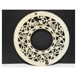 Old cast medal architectural salvage medallion