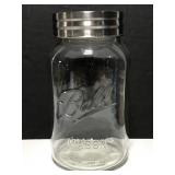Glass Ball Mason Jar kitchen canister cookie jar