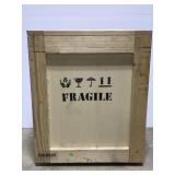 Zanzibar wooden shipping crate