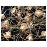 Small strand of old Italian Christmas lights