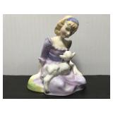 Petite Royal Doulton Mary Had a Little Lamb figure