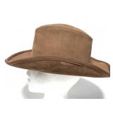 United Hatters Cap Millinery leather cowboy hat