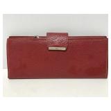 Vintage red cowhide wallet