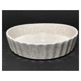 Blue Mountain Pottery speckled ridged dish