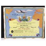 1957 Trans World Airlines Oceanus Atlanticus