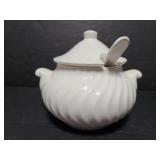 Small ceramic soup tureen