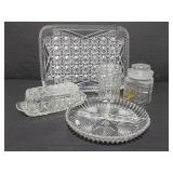 Clear cut glass collection