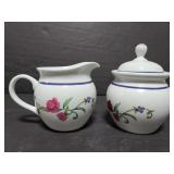 Lenox sugar bowl & creamer